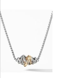 Authentic David Yurman crossover necklace
